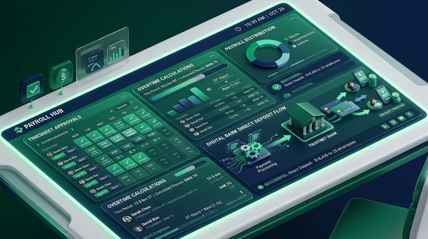 Automating Timesheets & Payroll: Cut 15+ Hours of Weekly Admin Overhead
